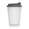 Frosted Double Wall Cup 2 Go Grey